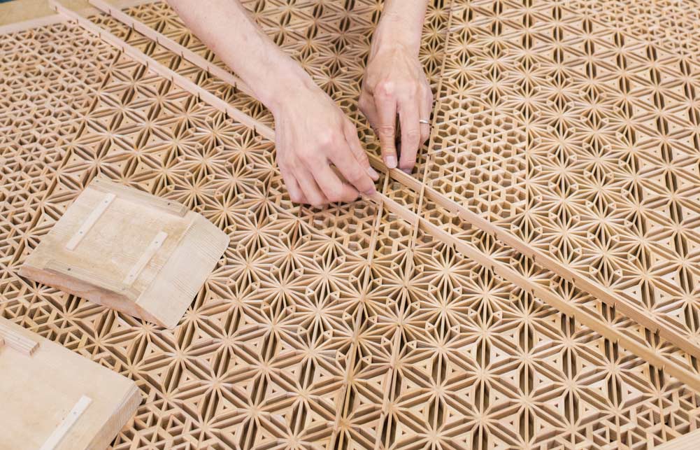 Kumiko wood working Tokyo